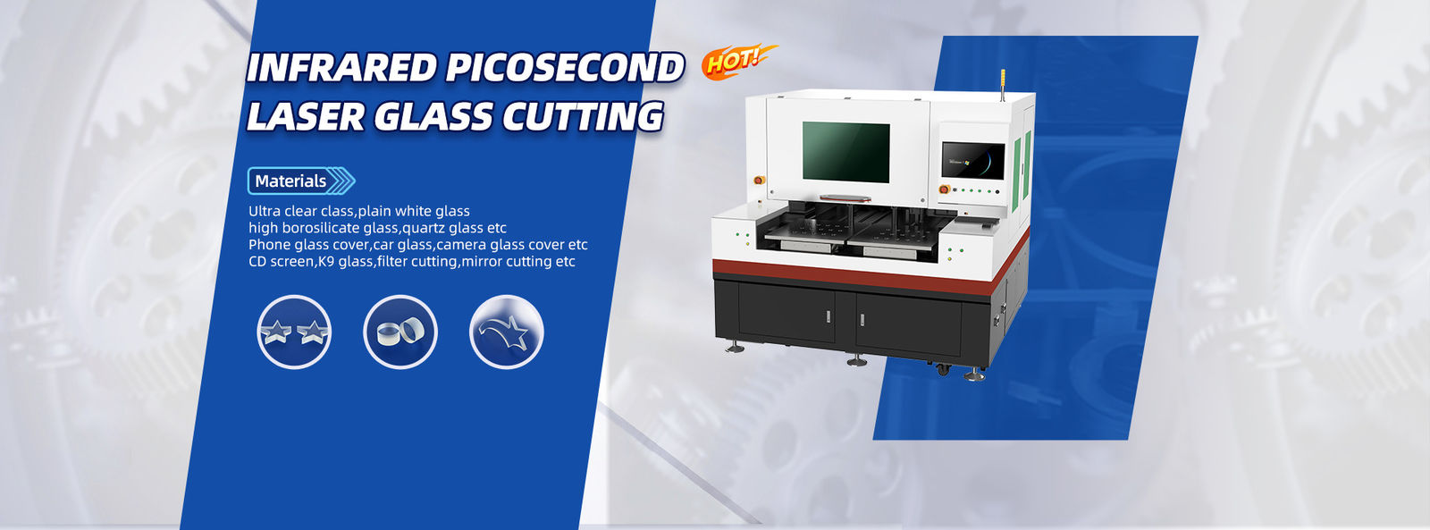 Qualität Laserschneidmaschine für Glas usine