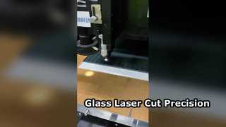 Glaslaserschneiden4 mm schwarzes Glas, lasergeschnittenes, abgerundetes Quadrat