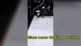 Laserschneiden von 3 mm grünem Glas für unregelmäßige Formen