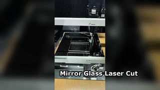 3-mm-Spiegelglas-Laserschneiden mit unregelmäßiger Form und Lochschneiden