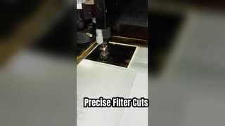 2 mm beschichtetes Filter-Laserschneidequadrat