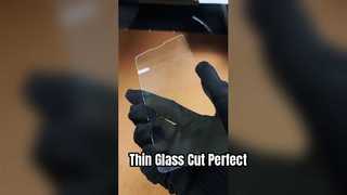 0,7 mm ultradünnes Laserschneiden für Mobiltelefonabdeckungsglas