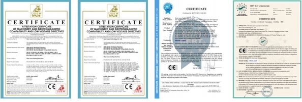 China Shandong Regiant CNC Equipment Co.,Ltd Zertifizierungen